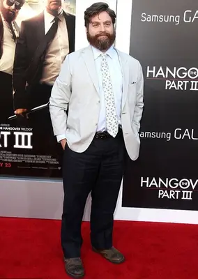 Zach Galifianakis Height Weight Body Shape