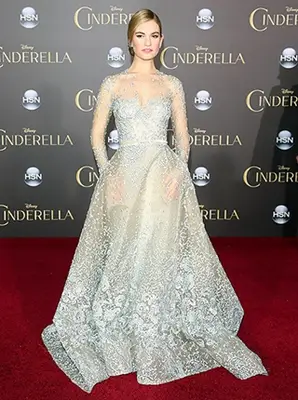 Lily James Height Weight Body Figure Shape