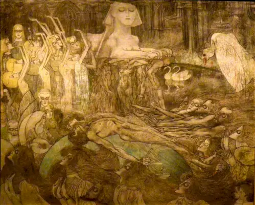 Kuka oli Jan Toorop, taiteilija, joka inspiroi Gustav Klimtiä?