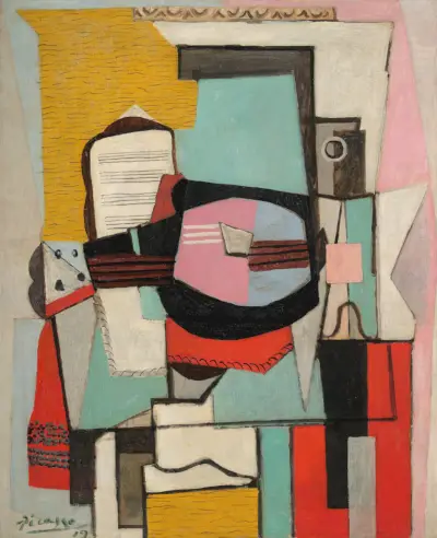 Kubistyczny obraz Picassa