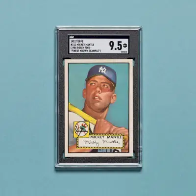 Mickey Mantle -pesäpallokortti myytiin 12,6 miljoonalla dollarilla, ja siitä tuli kallein urheilulahjakortti