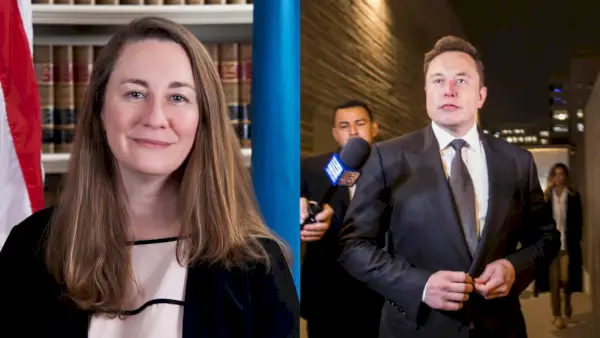Kathaleen McCormick e Elon Musk
