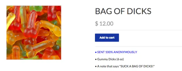 Lisää glitteriä vain 1 dollarilla. (Kuva: Shipabagofdicks.com)