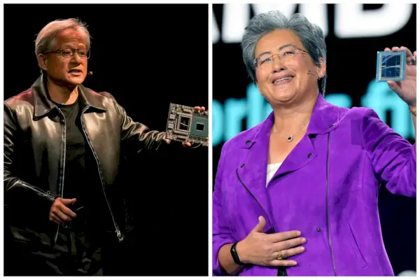 Jensen Huang e Lisa Su