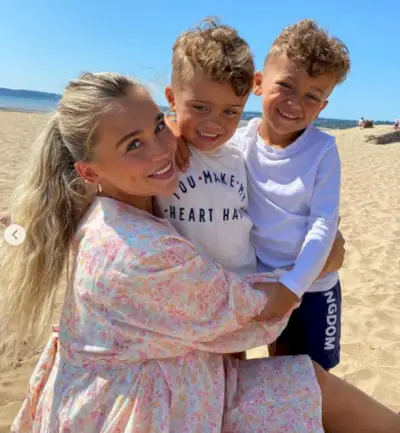 Pariskunta on jo vanhempia pojille Marley ja Otis