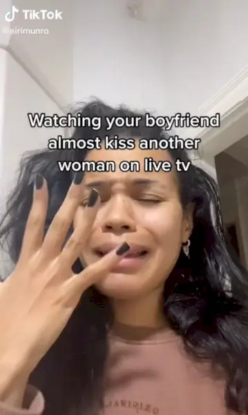 Eiri Munro jakoi TikTok-videon vastauksena faneille, jotka ajattelivat Adamia