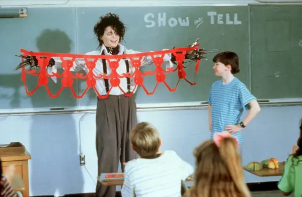 Johnny Depp i Edward Scissorhands.