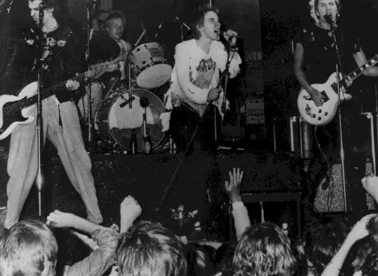 Sex Pistols pelaa Kööpenhaminassa.