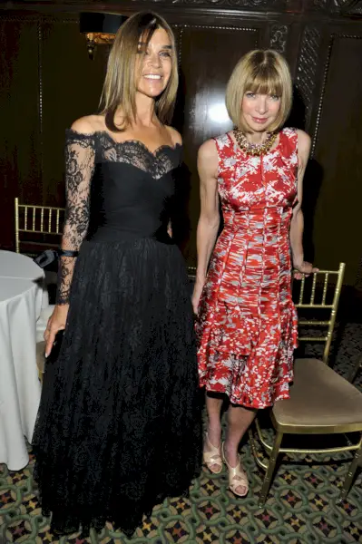 Roitfeld e Anna Wintour, la sua ex controparte americana.