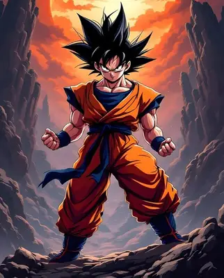 Il corpo Goku misura il peso delle dimensioni statistiche del bicipite