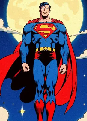 Il corpo di Superman misura le dimensioni dei bicipiti di dimensioni