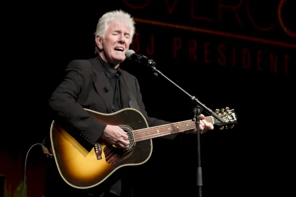 Graham Nash ilmoitti äskettäin eronneensa 38 vuotta kestäneestä vaimostaan. (Kuva: Jay Janner-Pool/Getty Images)
