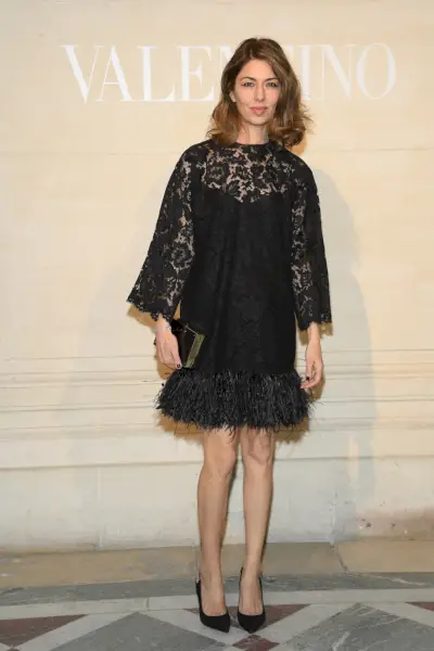 Zdjęcie: Sofia Coppola na pokazie Valentino podczas Tygodnia Mody w Paryżu w styczniu 2019 r.