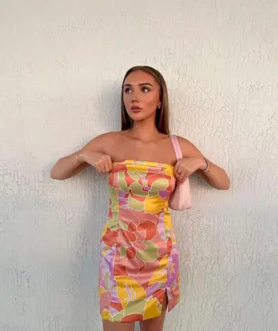 Syntymäpäivätyttö näytti upealta, kun hän poseerasi