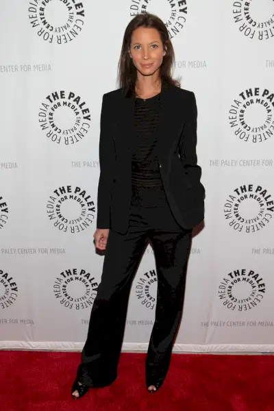 Imatge: Christy Turlington a la projecció 'No Woman, No Cry' de 2011 a Nova York.