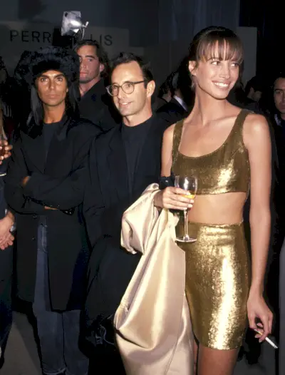 Imatge: Steven Meisel i Herb Ritts amb Christy Turlington.