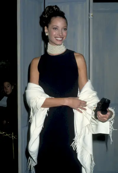 Imatge: Christy Turlington a la Gala del Met de 1992.