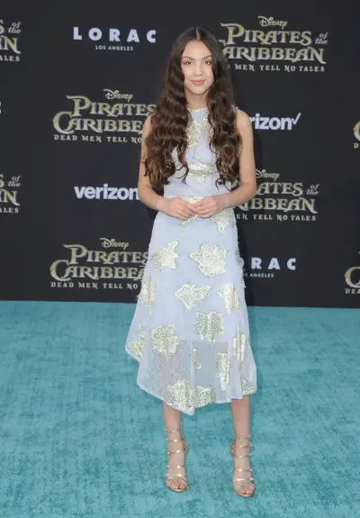 Bild: Olivia Rodrigo 2017, Pirates Of The Caribbean: Dead Men Tell No Tales Premiär.