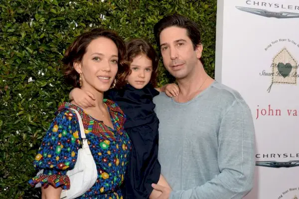 Skådespelerskan Zoe Buckman, Cleo Buckman Schwimmer och skådespelaren David Schwimmer