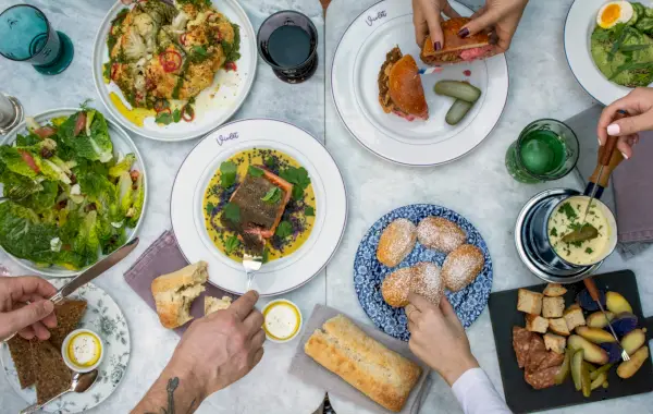 Immagine: Piatti del Violet Bistro, Los Angeles.