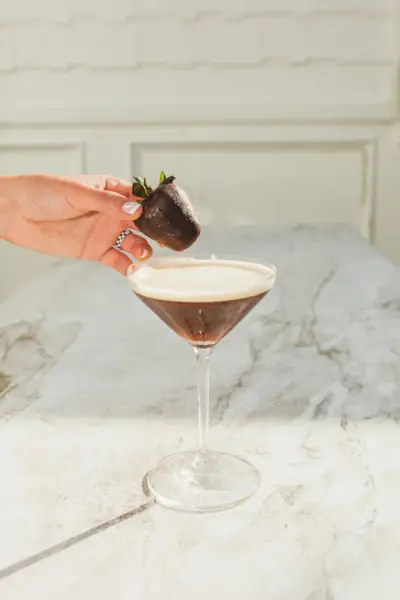 frukttallrikar och espresso martinis