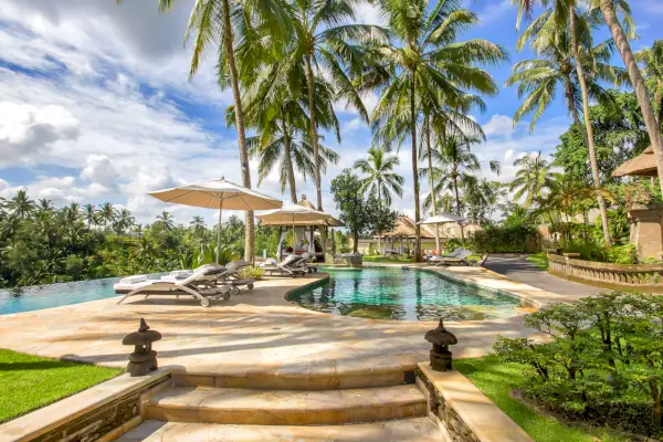 Immagine: l'area della piscina del viceré Bali.