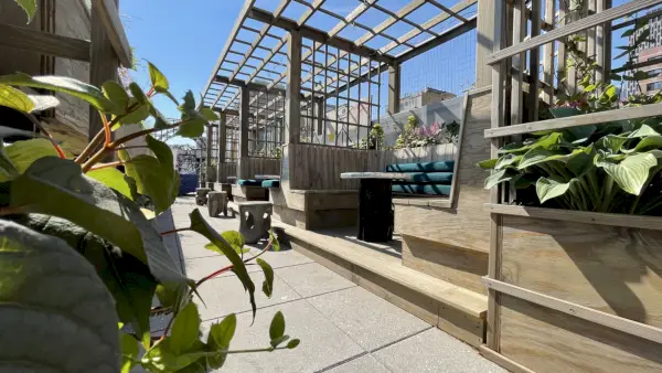 kattoterassi Walker Hotel Tribecassa NYC:ssä