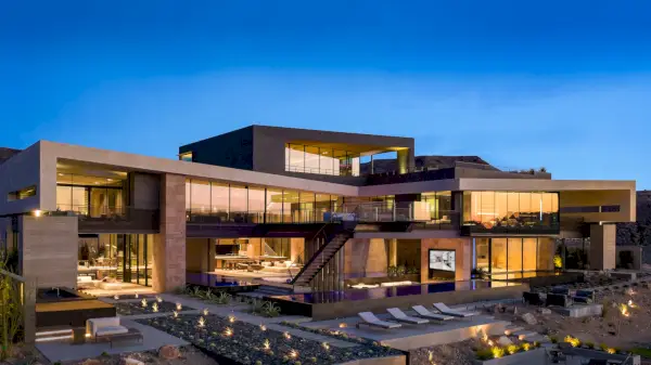 modernin talon ulkopuoli Las Vegasissa