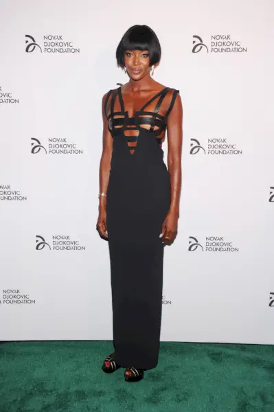 Kuva: Naomi Campbell osallistumassa Novak Djokovic Foundationin New York Dinner -illalliseen vuonna 2013.
