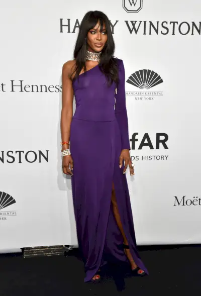 Kuva: Naomi Campbell osallistumassa amfAR New Yorkin gaalaan vuonna 2015.
