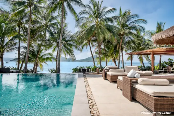 Kuva: Uima-allasalue Pangulasian saarella, El Nido, Palawan, Filippiinit.