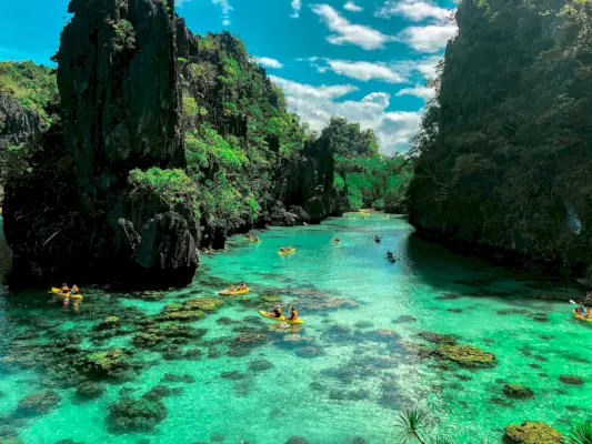 Kuva: Big Lagoon, El Nido, Palawan, Filippiinit.
