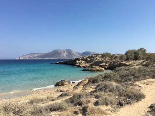 ranta Koufonisiassa Kreikassa