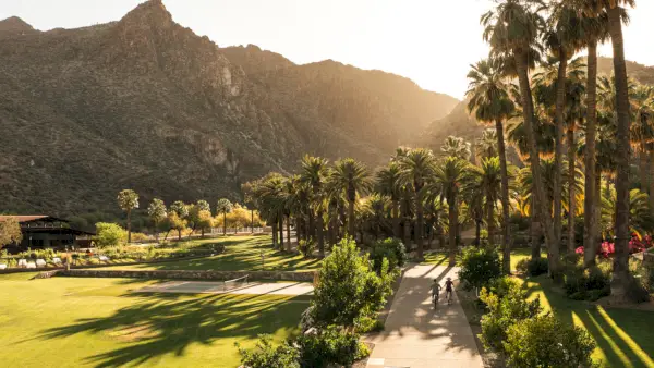 Kuva: Castle Hot Springsin ulkoalue Arizonassa.