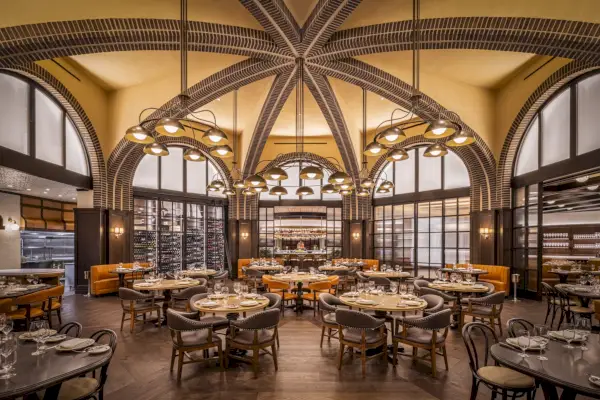 Kuva: Peter Luger Steakhousen sisustus, Las Vegas.