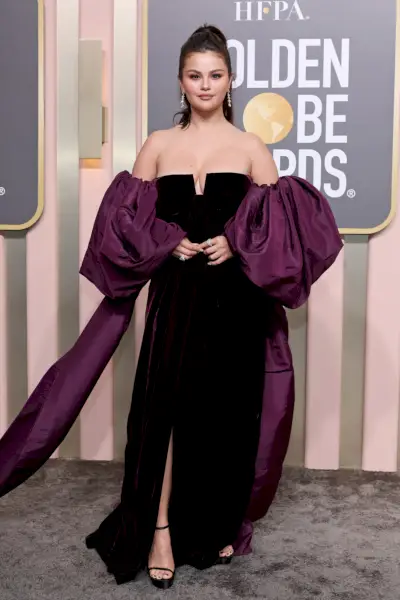 Bild: Selena Gomez 2023, Golden Globe Awards.