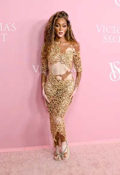 Kuva: Winnie Harlow osallistumassa Victoria's Secret World Tour 2023 -tapahtumaan.