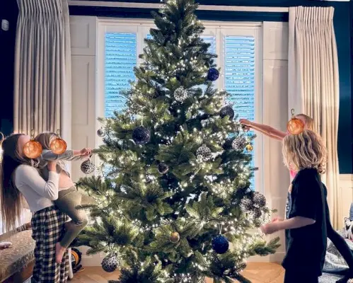 Perheellä on valtava olohuone