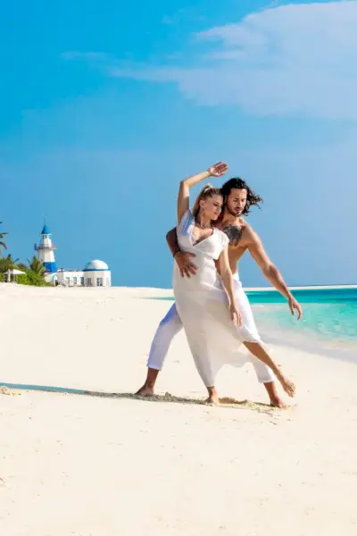 Szczęśliwa para spędziła miesiąc miodowy na Malediwach