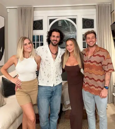 Sam i Zara na zdjęciu z Graziano i jego żoną Giadą