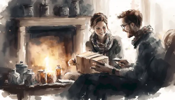 Att välja en present till en Jungfruman