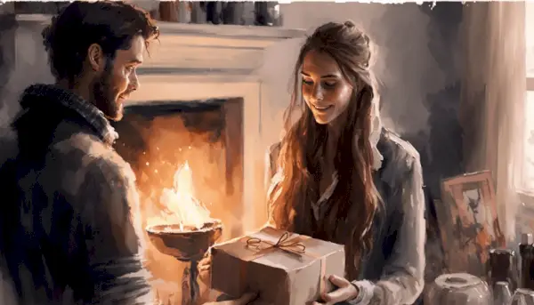 Lahjan valinta Kaurismiehelle