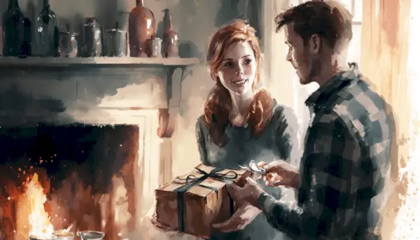 Att välja en present till en lejonman