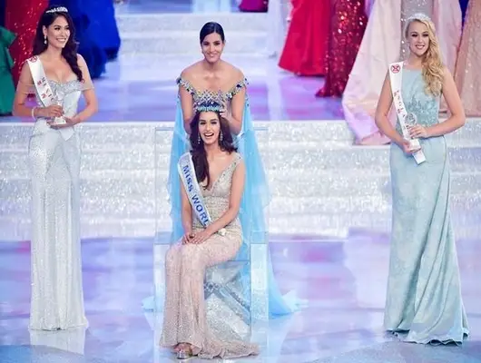 Miss World 2017 Manushi Chhillar Crown