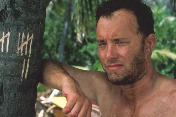 'Cast Away' klo 20: Sisällä Tom Hanks Classicissa ja Real Wilsonissa