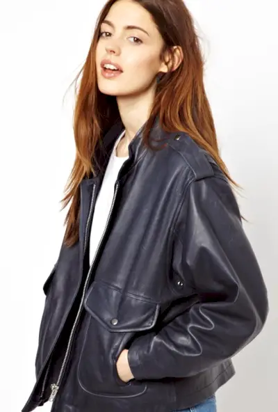 Giacca in pelle di Asos.