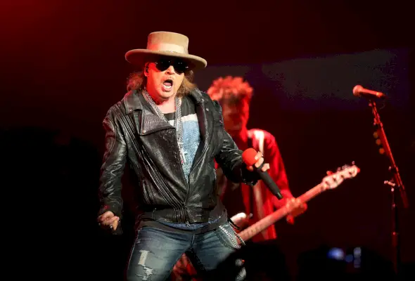 SYDNEY, AUSTRALIEN - 12 MARS: Axl Rose of Guns N
