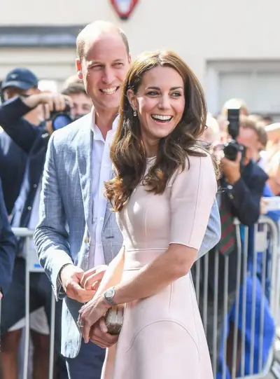 William ja Kate vierailulla Cornwallissa vuonna 2016