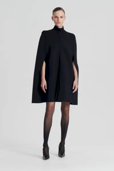 Scanlan Theodore Crepe Knit Cape