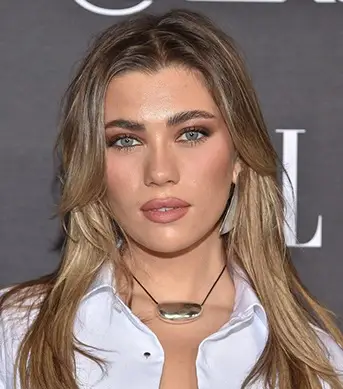 Il corpo di Amelie Zilber misura la dimensione delle scarpe statistiche